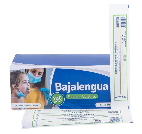 Imagen #0 del producto BAJALENGUA DE MADERA ESTERIL