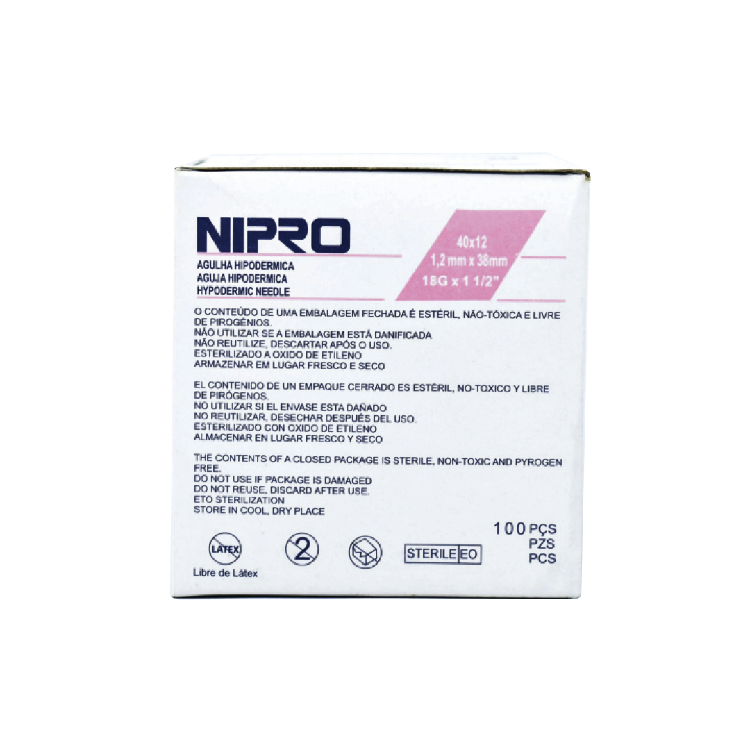 Imagen #0 del producto AGUJA HIPODÉRMICA ESTÉRIL - NIPRO